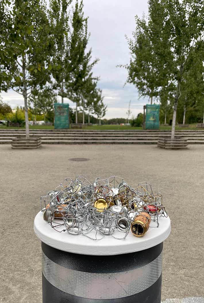 Projekt Picknick auf 40 Pollern am Mauersegler