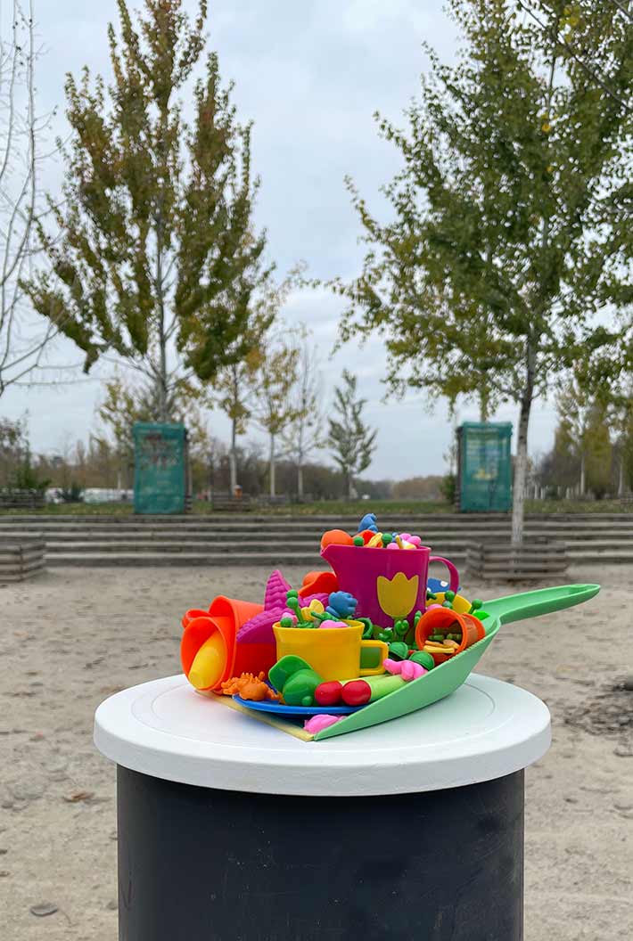 Projekt Picknick auf 40 Pollern am Mauersegler